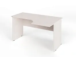 ЛАЙТ / LIGHT RLG004-14x9R Угловой стол 140x90x75 Дуб Молочный - Фото предпросмотра