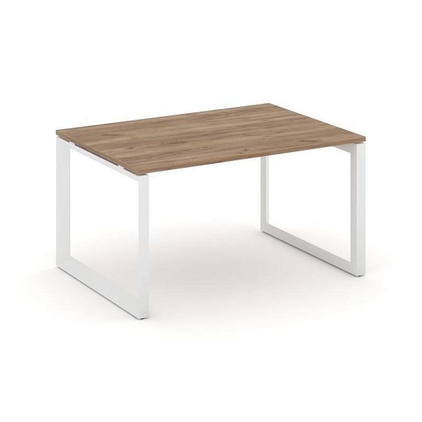 Style Project Next Стол переговорный SN-59O.SPRG-002.3 Дуб Табак/Металл Белый 1180*980*750 - Вид 1