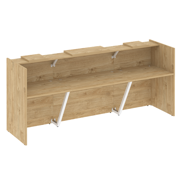 Ресепшн "Onix" O.R-K-16 тиквуд светлый/белый - Вид 1