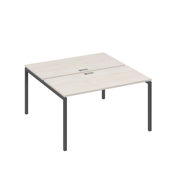 Рабочая станция опоры DUE 2х140 A4 А4 С2 174 БП дуб / металлокаркас антрацит - Вид 1