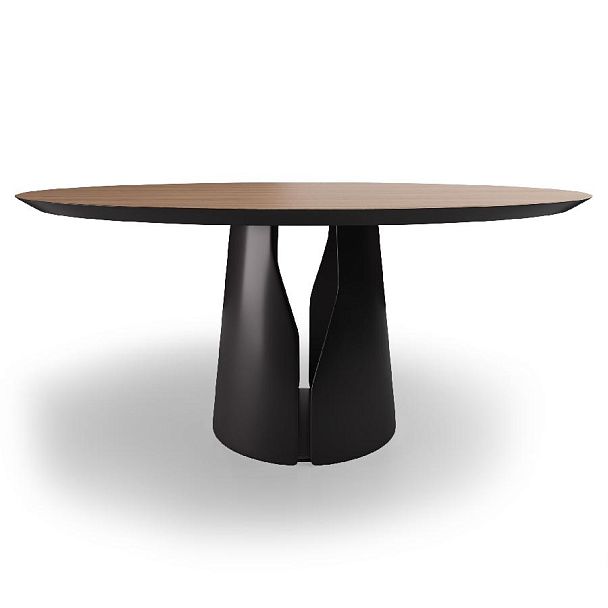 Стол круглый GIO 140, шпон - Вид 2