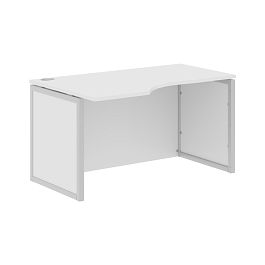 Стол эргономичный XQPCET 149H(L) Белый/Алюминий 1400х900х750 XTEN-QP - Фото предпросмотра