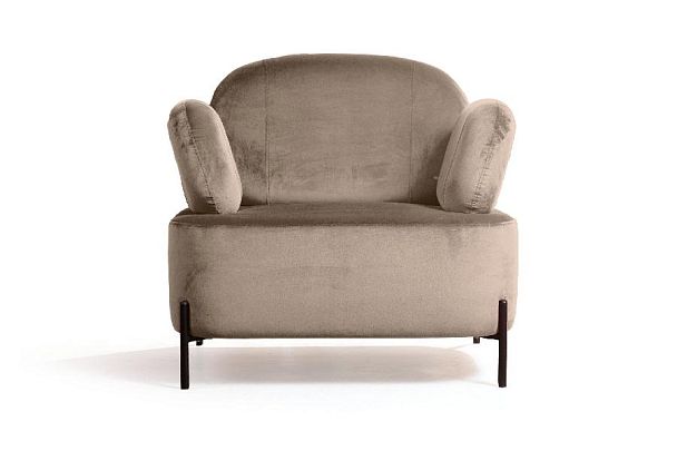 Кресло Dandy, бархат пепельно-бежевый 25 - Вид 2