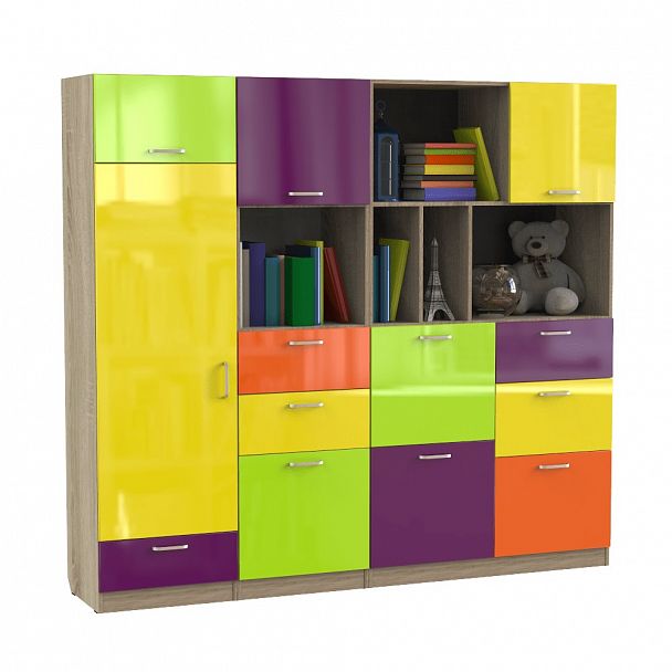 Стенка МДФ Неон СФН-003 - Вид 1