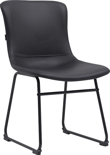 Кресло для посетителей Everprof Expo (Экспо) CF Экокожа Черный - Вид 1