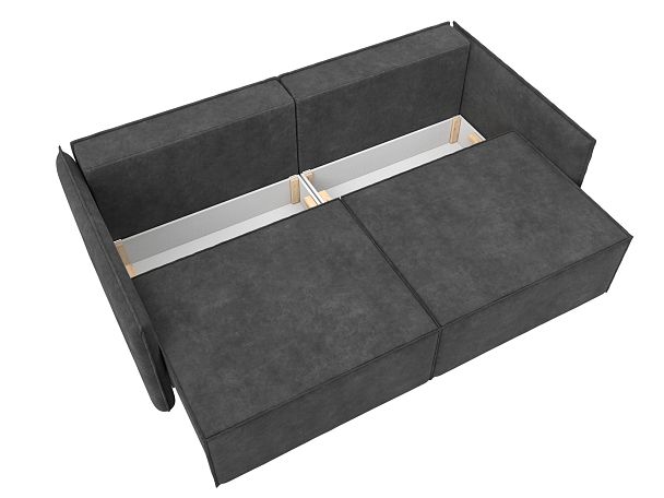 Диван прямой Либерти Велюр серый - Вид 8