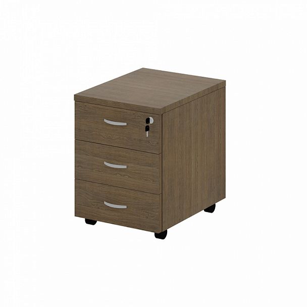 Тумба офисная "Лидер" ПК-ЛДР-ТММ43Х46/25-В4-299 дуб шамони - Вид 1