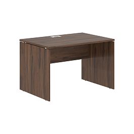 Стол прямой EDST 1180 Дуб Денвер тёмный/Белый 1160х800х750 EDIS - Фото предпросмотра