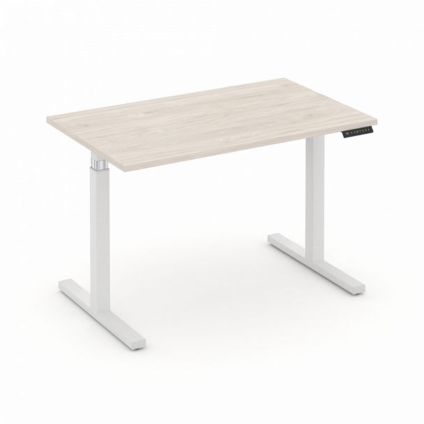 Стол электроподъемный "MOVE UP" MV.SE-2.7 Белый металл /  Денвер Светлый - Вид 1