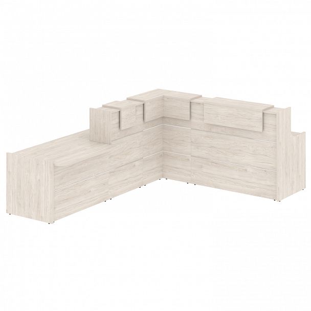 Ресепшн Г-образный "Onix" O.R-K-34 денвер светлый - Вид 2