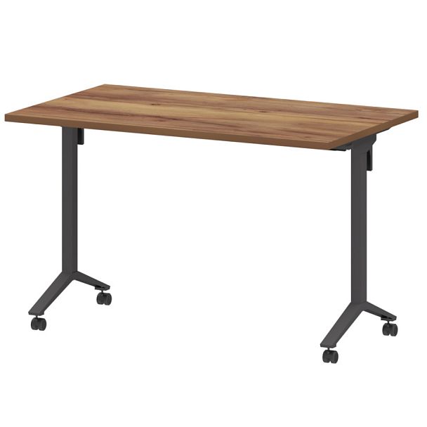 Стол мобильный складной МБ25-120.70 Таксония/Антрацит 1200x700x750 Моби - Вид 1