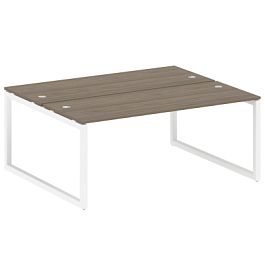 Metal System Quattro Р. ст. на О-образном м/к 50БО.РАС-СП-2.5 Вяз/Белый металл 1800*1475*750 - Фото предпросмотра