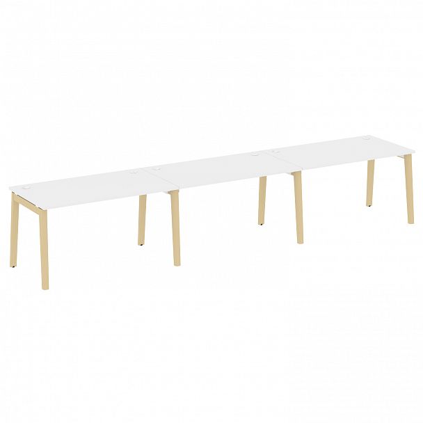 Рабочая станция "Onix wood" OW.RS-3.3.8 белый/дуб светлый - Вид 1