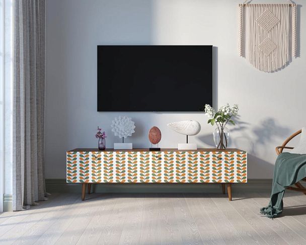 Комод Berber с ящиками низкий под TV 23 принт арт BB19/Print_23 - Вид 4