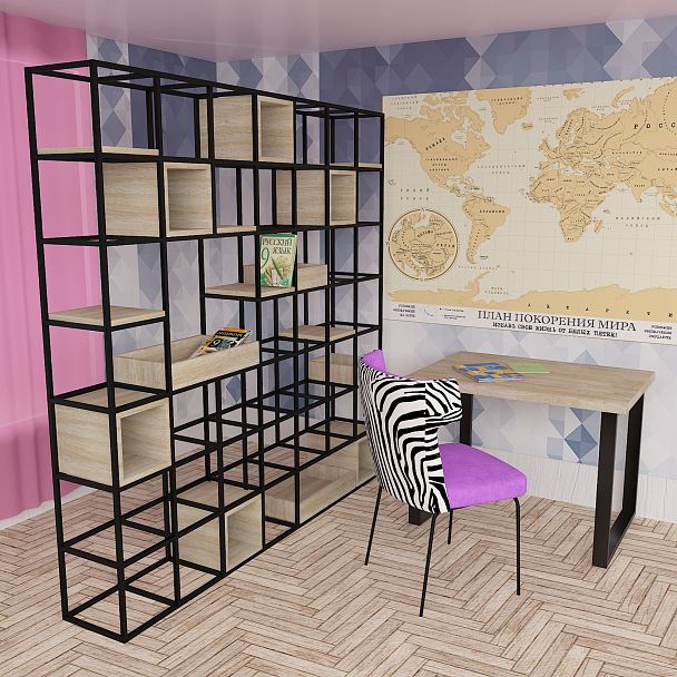 Стол Лофт 2, 1500x800 - Вид 3