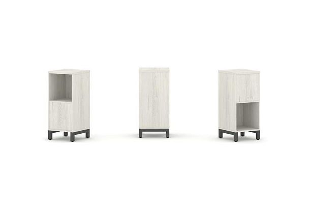 Стайл Проджект Набор стеллажа 2-х сторон., 2 яр. SN.NSD-211 Дуб Наварра/Металл Антрацит 387*400*881 - Вид 1