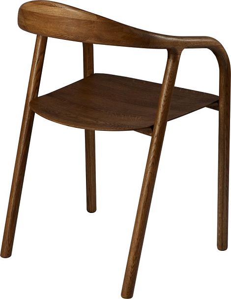 Кресло деревянное из массива дуба Соул Дуб темный - Вид 4