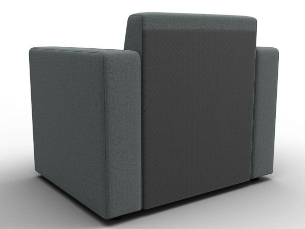 Кресло Лига-093 Рогожка серый - Вид 5