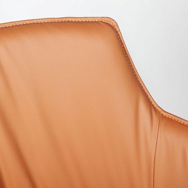 Полукресло Sofia, иск.кожа soft-touch, терракот - Вид 10