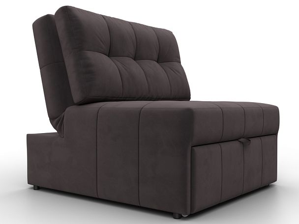 Кресло-кровать Лига-107 (80) Велюр коричневый - Вид 3