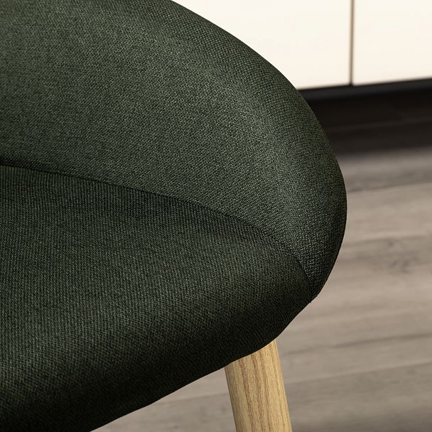 Кресло Kent тёмно-зеленый/нат.дуб - Вид 14