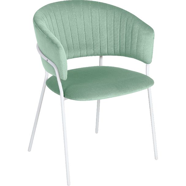 Комплект кухонных стульев Даксон мятный велюр/белый, 4 шт. - Вид 3