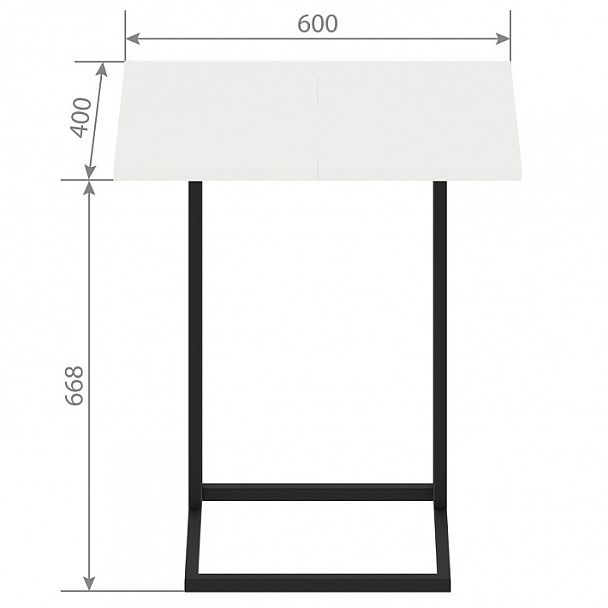 Стол для ноутбука "Comp" CD 4030 Белый - Вид 10