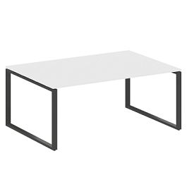 Metal System Перег. стол (1 столешница) на О-образном м/к БО.ПРГ-1.5 Белый/Антрацит металл 1800*1235*750 - Фото предпросмотра