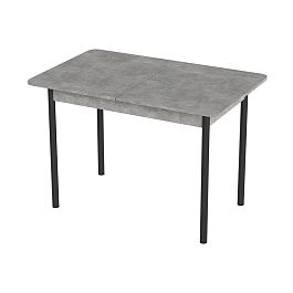 Стол Лион 2 ЛДСП (Подстолье прямое черное) НЕ ВЫБИРАТЬ Ателье светлый - Фото предпросмотра