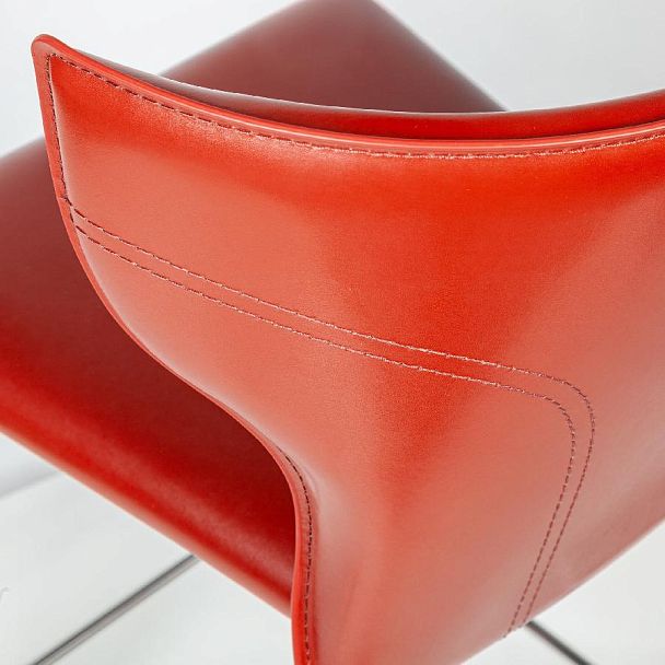 Стул полубарный Austin, кожа ретро-красный - Вид 12