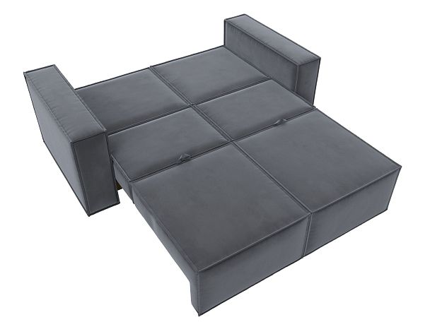 Диван прямой Куба мини Велюр серый - Вид 10