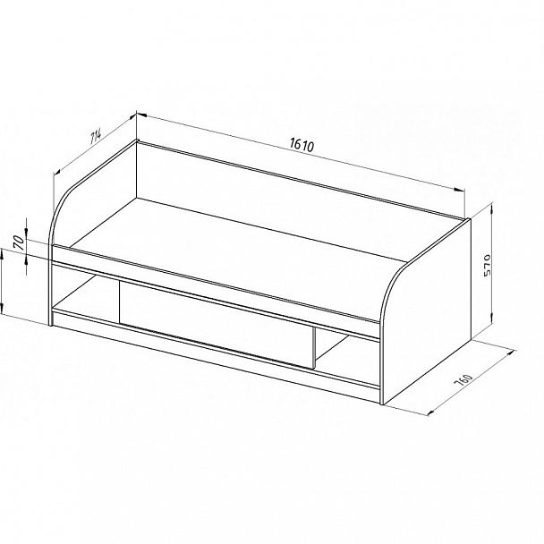 Кровать "Соня-4" - Вид 26