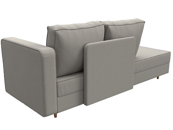 Кушетка Прайм правая Рогожка бежевый - Вид 6