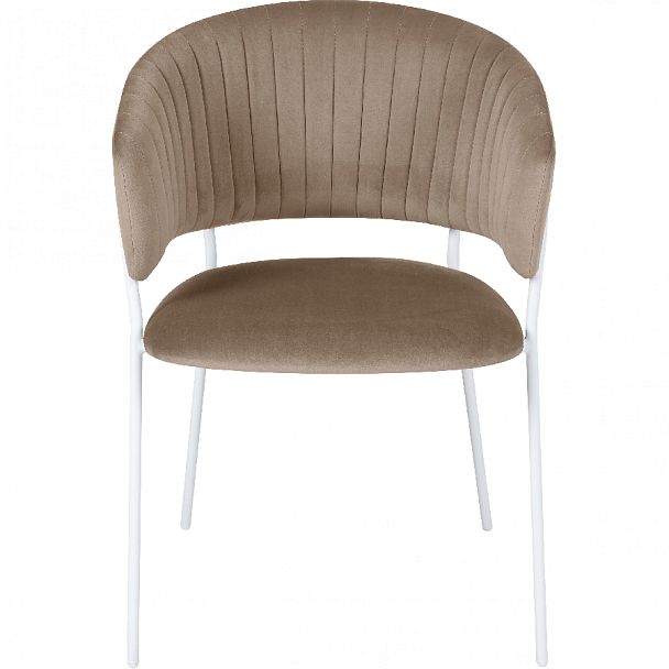 Комплект кухонных стульев Даксон латте велюр/белый, 2 шт. - Вид 2