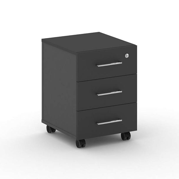 Cross Тумба мобильная CRF.TM-2 Черный F/Базальт UM 420*460*587 - Вид 1