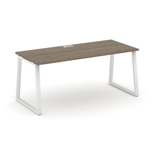 Style Project Direct Direct Стол письменный SN-6T1.SR-014.M Вяз Благородный/Металл Белый 1580*700*750 - Вид 1