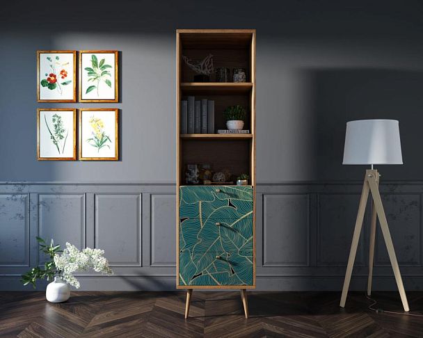 Стеллаж с ящиками Berber принт 41 арт BB45/Print_41 - Вид 5