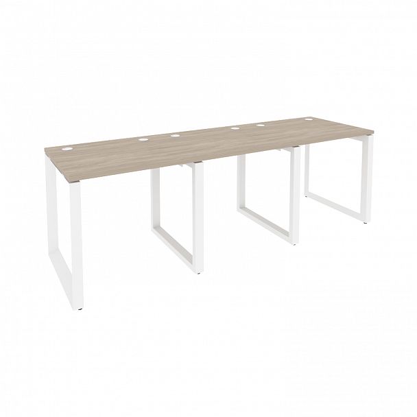 Рабочая станция "Onix" O.MO-RS-3.0.7 дуб аттик/белый - Вид 1