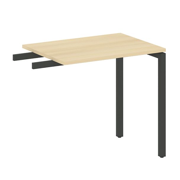 Metal System Quattro Приставной элемент на П-образном м/к 40БП.ПР-2 Акация/Антрацит металл 800*600*750 - Вид 1