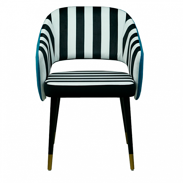 Стул Fly, комбинированный велюр, ножки бук - Вид 4