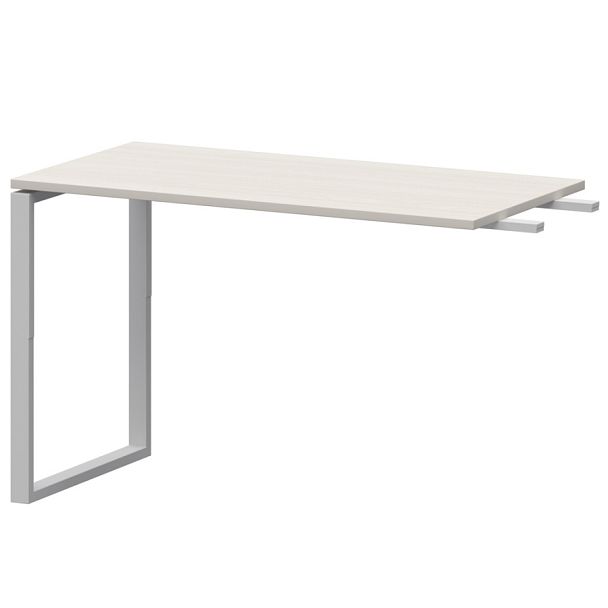 Бриф-приставка на металлокаркасе АМ.О-120.60 Ясень шимо/Белый 1200x600x760 Арго-М - Вид 1