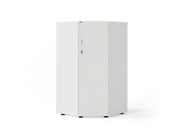 ЛАЙТ / LIGHT RLG053-62x62 Угловой шкаф 62x62x113 Белый - Фото предпросмотра