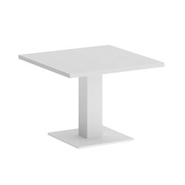 Home Office Стол журнальный квадратный VR.SP-5-60.2G Белый/Белый металл 600*600*450 - Фото предпросмотра