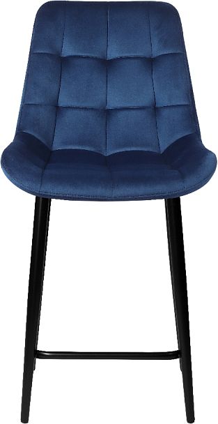 Комплект полубарных стульев Эйден, Confetti blue/черный, 2 шт. - Вид 2