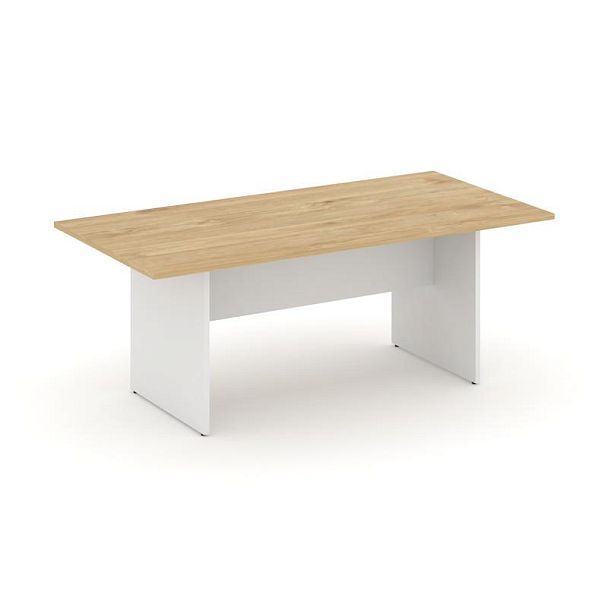 Стайл Проджект Стол переговорный SN-D.SPRG-001 Тиквуд Светлый/Белый 1780*980*750 - Вид 1