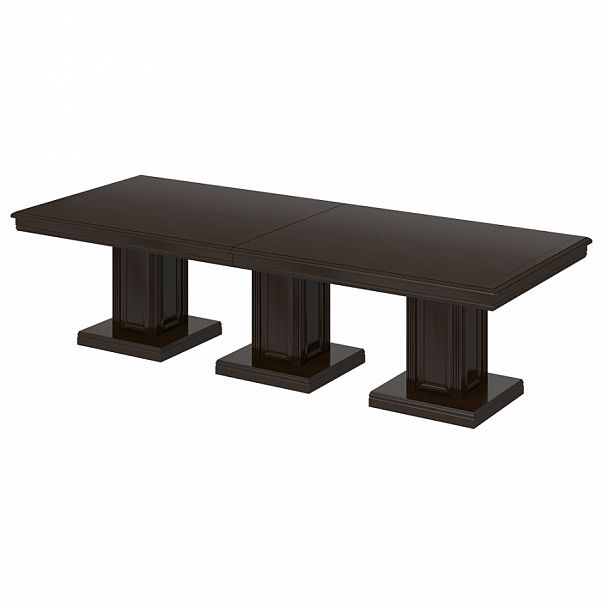 Стол для переговоров модульный "Версаль" ПК-ВР-СТГ300Х117-В2-974 темный орех - Вид 1