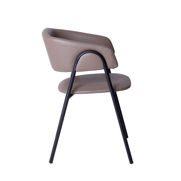 Стул Gabana, кожзам BOOM stone, каркас металл - Вид 3