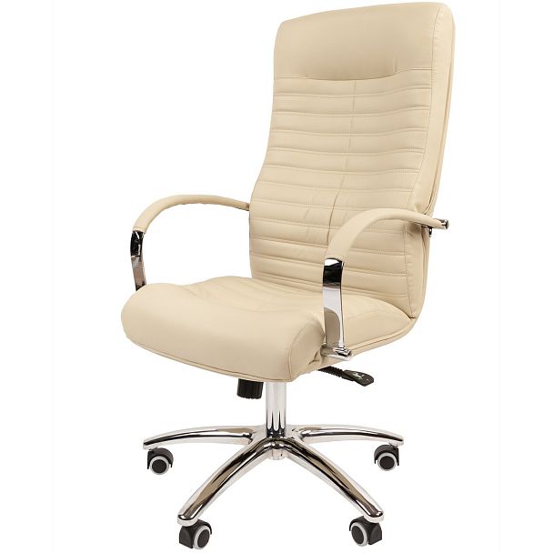 Кресло CHAIRMAN 480, экокожа, бежевый - Вид 2