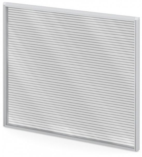 Модуль сплошной "Мобильные офисные перегородки «Логика»" ПК-ЛГ-МДС138х150Ж-В1-50 прозрачный - Вид 1