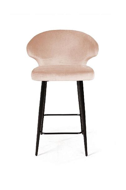 Стул полубарный Richard, бархат бежевый 5 - Вид 2